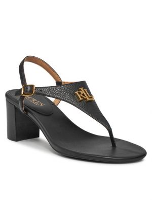 Sandály Lauren Ralph Lauren černé