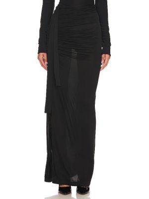 Falda larga transparente Gauge81 negro