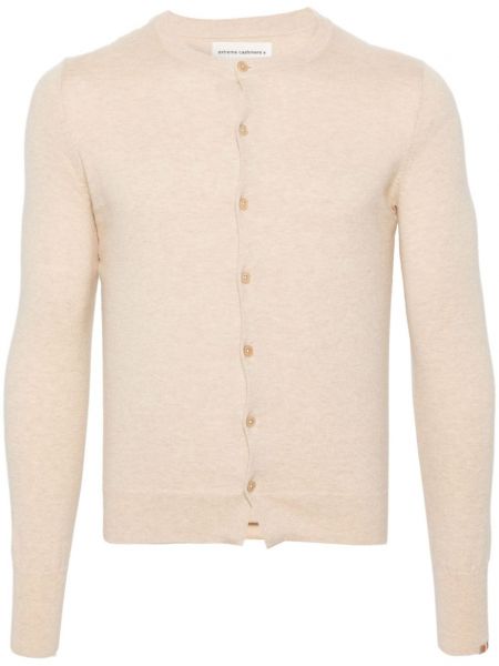 Cardigan en cachemire en tricot Extreme Cashmere beige