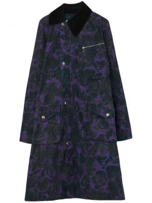 Oversize палто с принт Burberry
