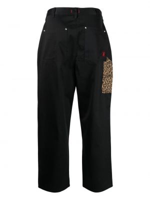 Leopardí kalhoty s potiskem Clot