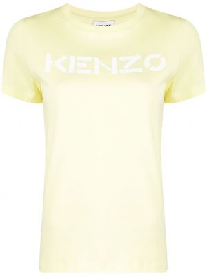 Camiseta con estampado Kenzo amarillo
