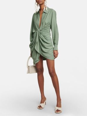Mini robe Jacquemus vert