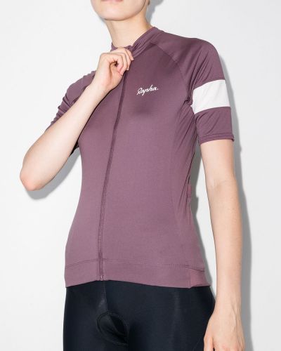 Camiseta de tela jersey Rapha violeta