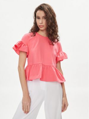 Relaxed блуза Liu Jo розово