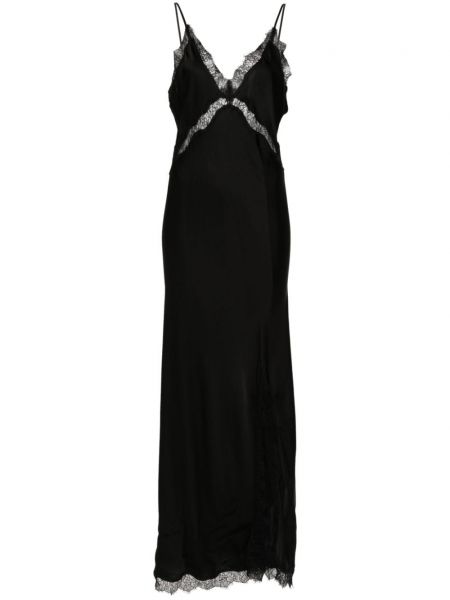 Nėriniuotas suknelė su petnešėlėmis Herskind juoda