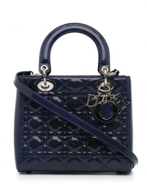 Чанта Christian Dior виолетово