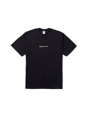 Czarna koszulka Supreme