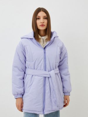 Утепленная демисезонная куртка Leotra фиолетовая