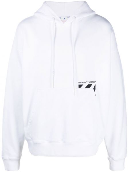 Hoodie Off-white vit