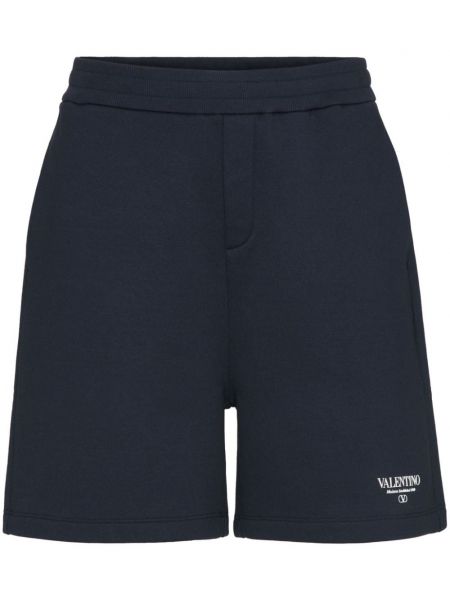 Kratke hlače s printom Valentino Garavani plava