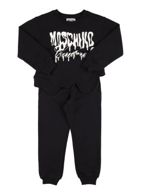 Sweatshirt for jenter Moschino svart