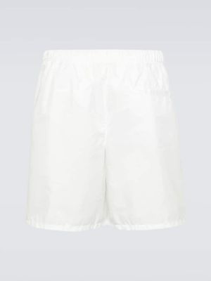 Νάιλον παντελόνι κολύμβησης Prada λευκό