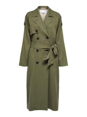 Trench Selected Femme verde