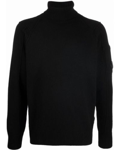 Jersey de cuello vuelto de tela jersey C.p. Company negro