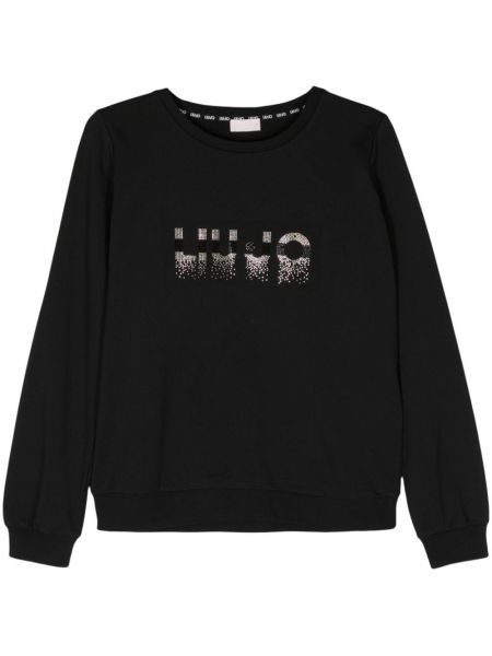 Sweatshirt mit rundem ausschnitt Liu Jo schwarz