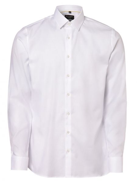 Koszula slim fit bawełniana Olymp No. Six biała