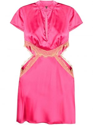 Koktejlové šaty De La Vali růžové