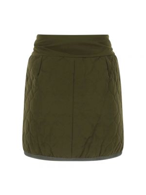 Nylonowa mini spódniczka Emporio Armani zielona