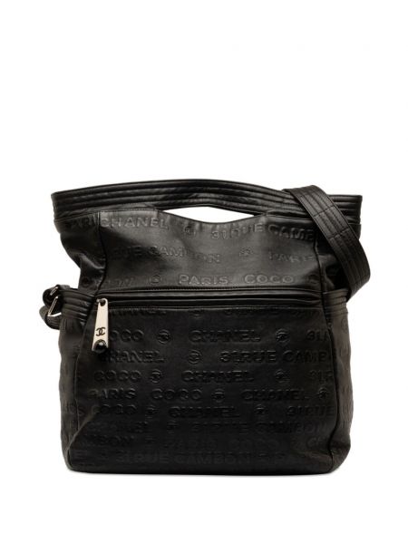 Dabīgās ādas soma Chanel Pre-owned melns