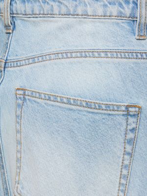 Spódnica jeansowa bawełniana Victoria Beckham niebieska