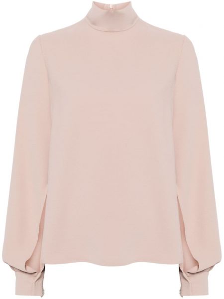 Crepe bluse N°21 brun