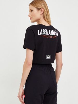 Bavlněné tričko Labellamafia černé