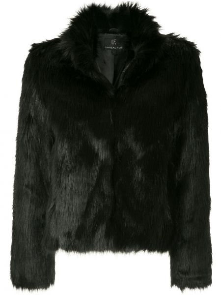 Pelz daunenjacke Unreal Fur schwarz