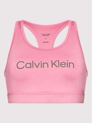 Calvin Klein Performance Podprsenkový top Medium Support 00GWS2K138 Růžová