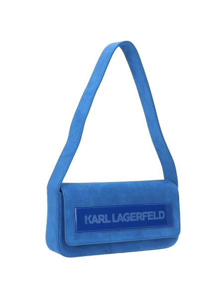 Borsa a spalla Karl Lagerfeld blu