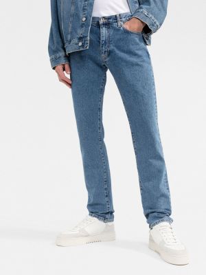 Proste jeansy z nadrukiem Off-white