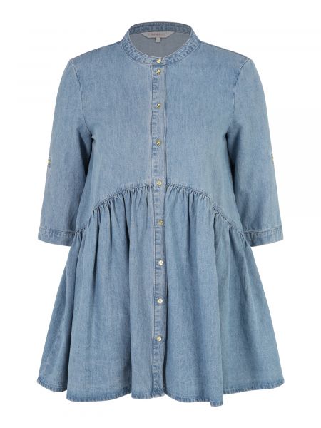 Košeľové šaty Only Petite modrá
