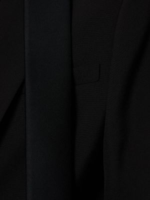 Gyapjú öltöny Valentino fekete