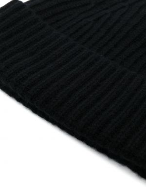 Pletený kašmírový čepice Lisa Yang černý