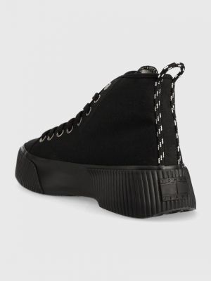 Pantofi cu platformă Tommy Jeans negru