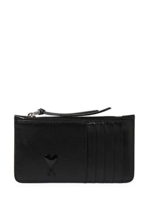 Peňaženka na zips Ami Paris čierna