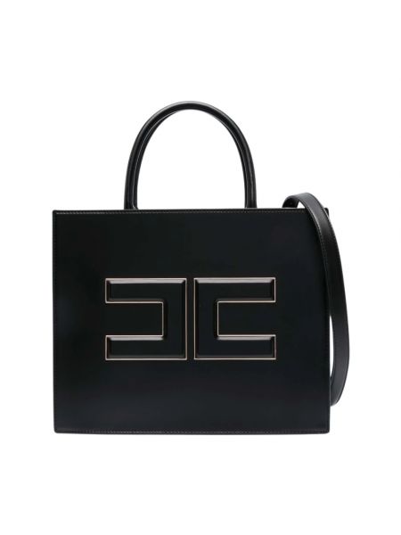 Shopper handtasche Elisabetta Franchi schwarz