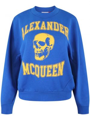 Raštuotas džemperis apvaliu kaklu Alexander Mcqueen