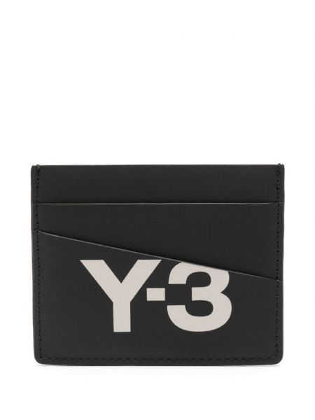 Læder kortholder Y-3 sort