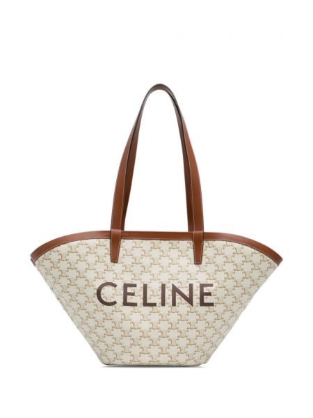 Shopper kabelka Céline Pre-owned hnědá