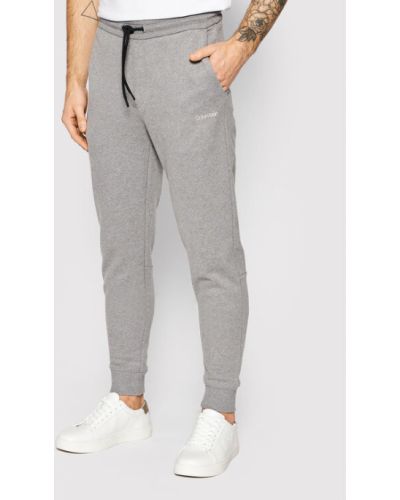 Pantaloni tuta Calvin Klein grigio