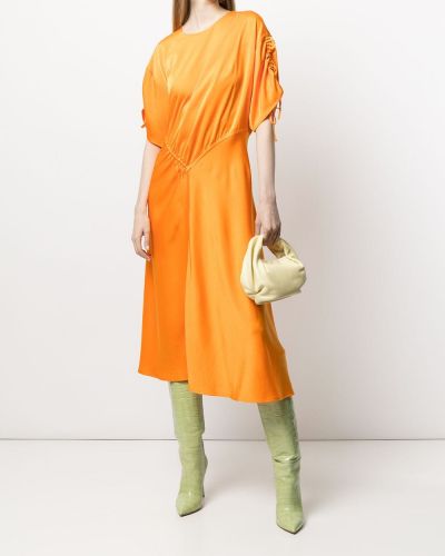 Vestido midi Stine Goya naranja