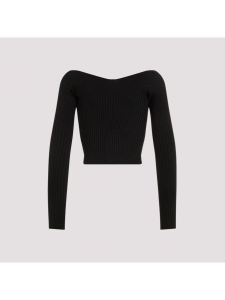 Długi sweter Jacquemus czarny