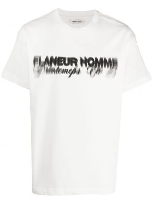 Bavlněné tričko s potiskem Flaneur Homme
