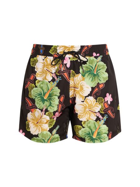 Shorts med mönster i blommigt Etro svart