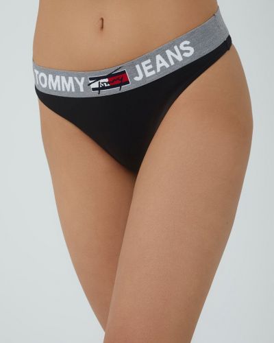 Tanga Tommy Jeans fekete