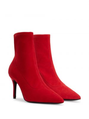Kotníkové boty Giuseppe Zanotti červené
