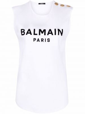 Tank top Balmain hvit