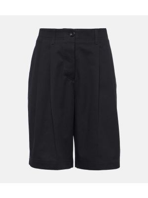 Pamučne kratke hlače Toteme crna