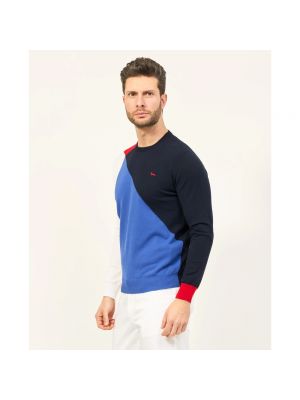 Jersey de algodón de tela jersey Harmont & Blaine azul
